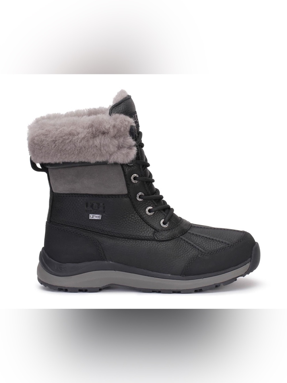 UGG ADIRONDACK BOOT Leather Wool Insulated Waterproof Lace-Up Women’s Size 8.5